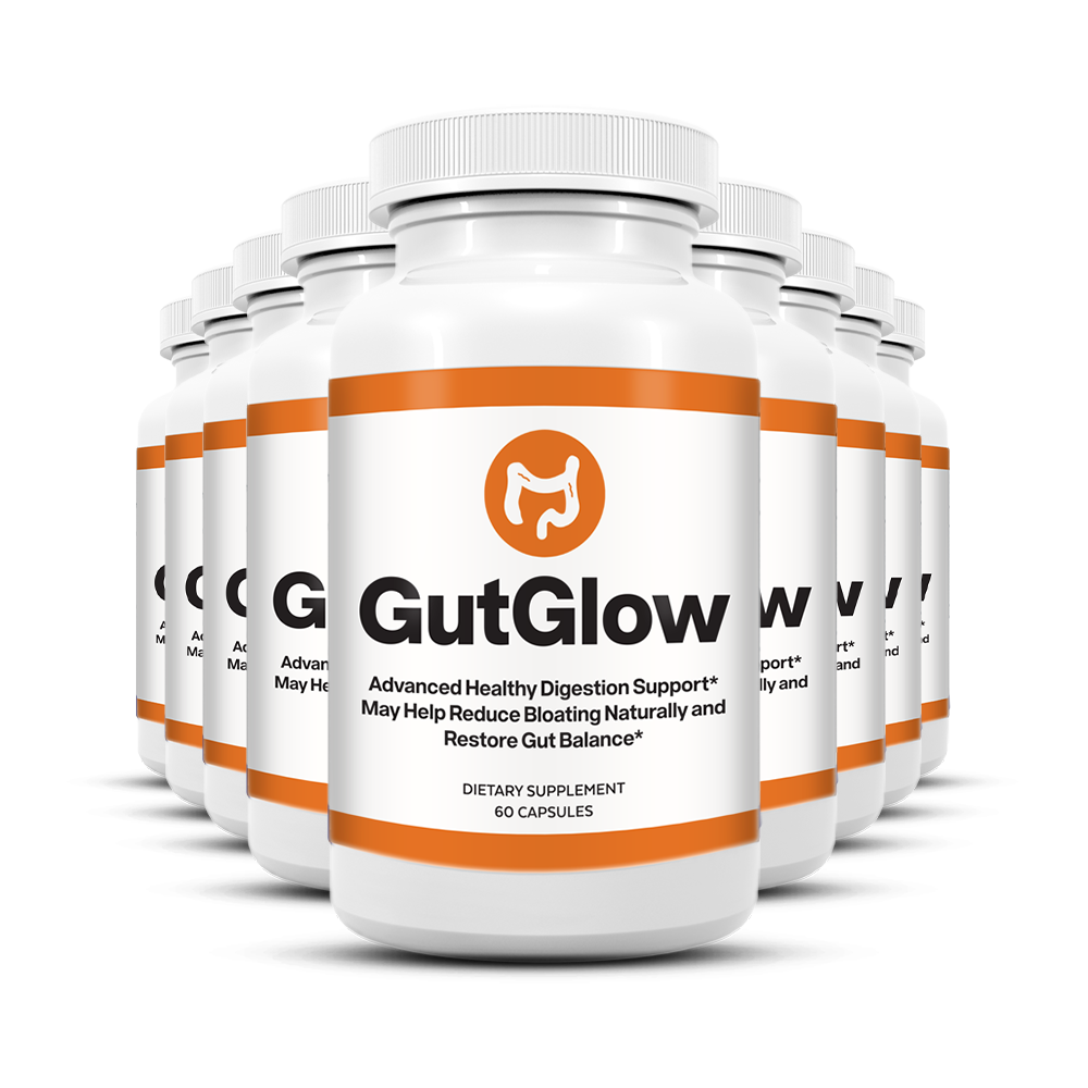 9 GutGlow Bottles